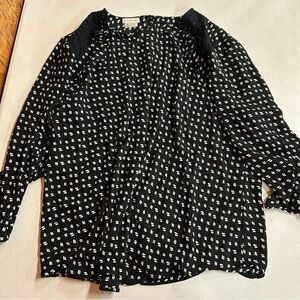 Van Heusen Black and White Blouse - Size XXL